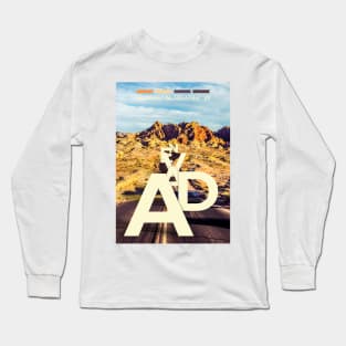 Nevada Travel Poster Long Sleeve T-Shirt